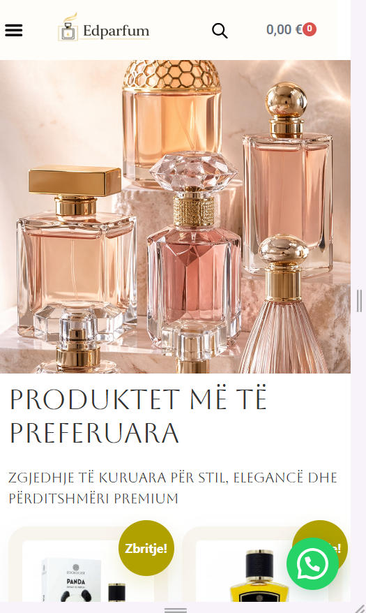 ED Parfume Homepage
