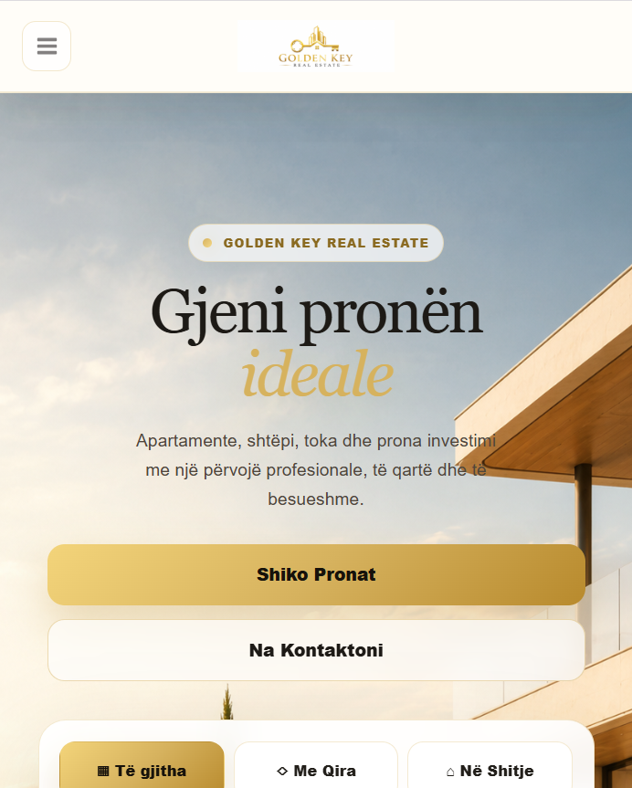 Golden Key homepage