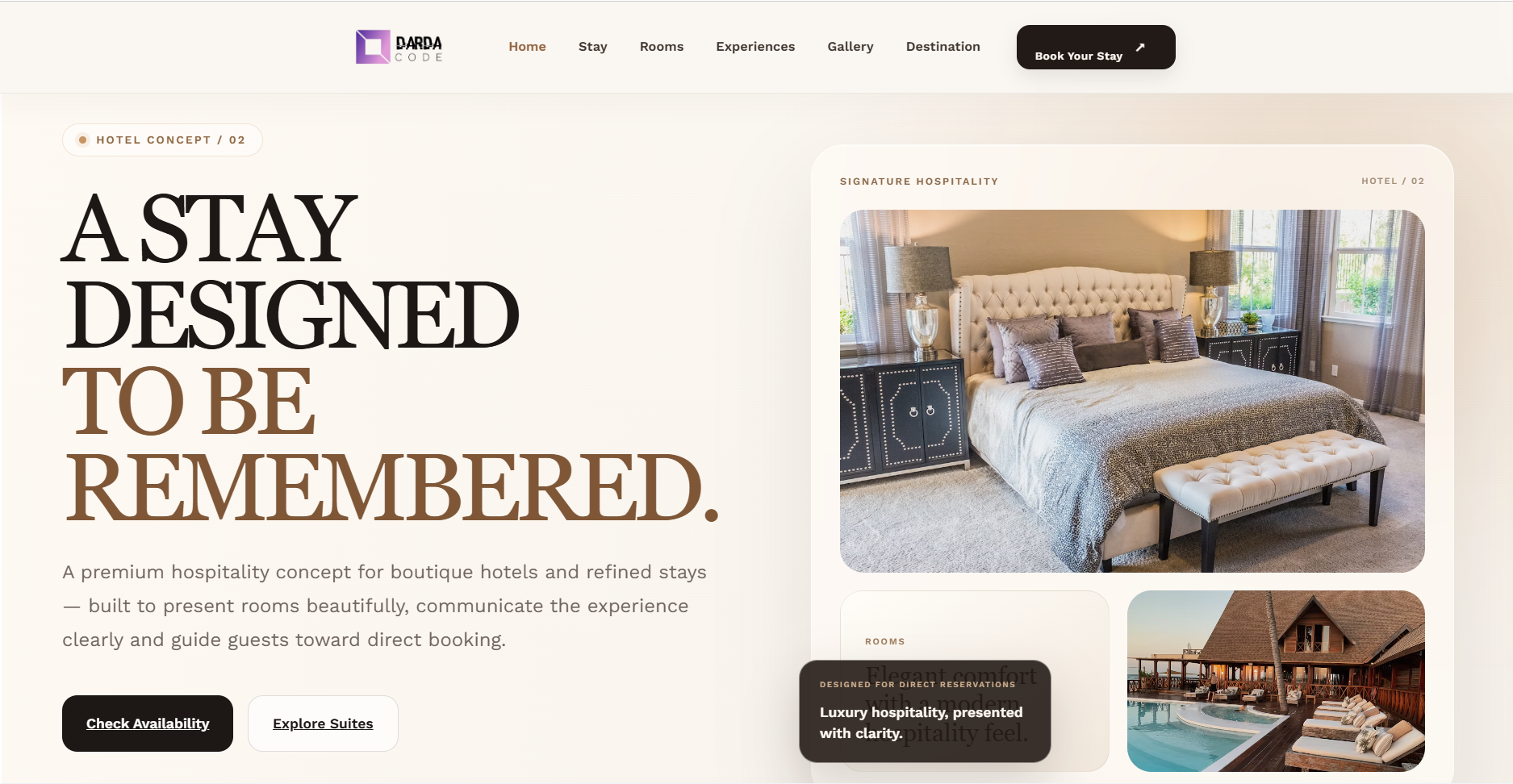 DardaCode Hotel industry concept